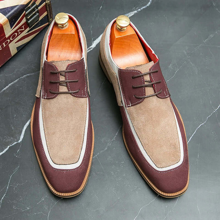 Men's Casual Pointed Toe Faux Leather Shoes