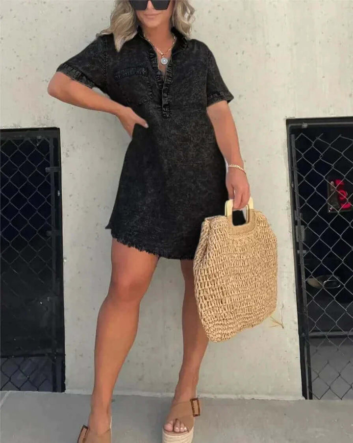 Women's Casual Cotton Denim Shirt