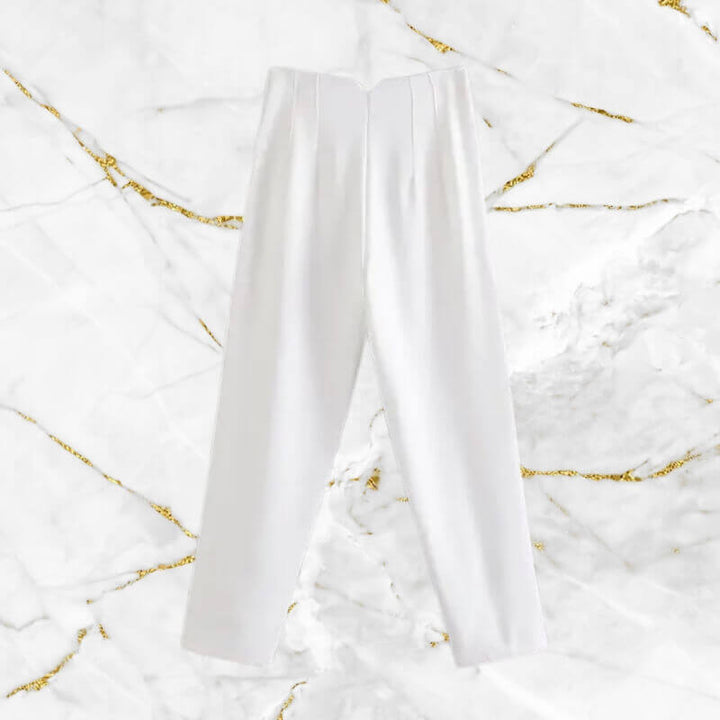 Women's High Waist Pencil Trousers: Vintage Style