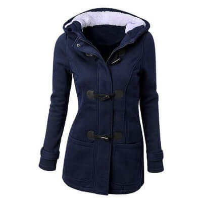 Women's Cozy Hooded Fleece Jacket: Warm, Stylish & Comfortable