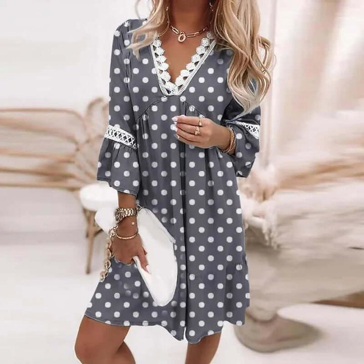 Floral V-Neck Dress: Elegant & Versatile Women's Summer Dress