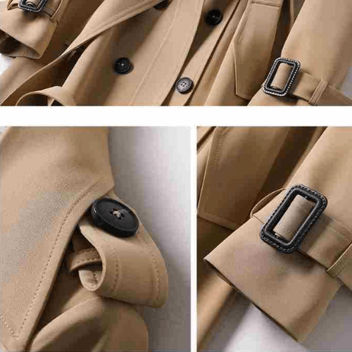 Women's Classic Double-breasted Trench Coat