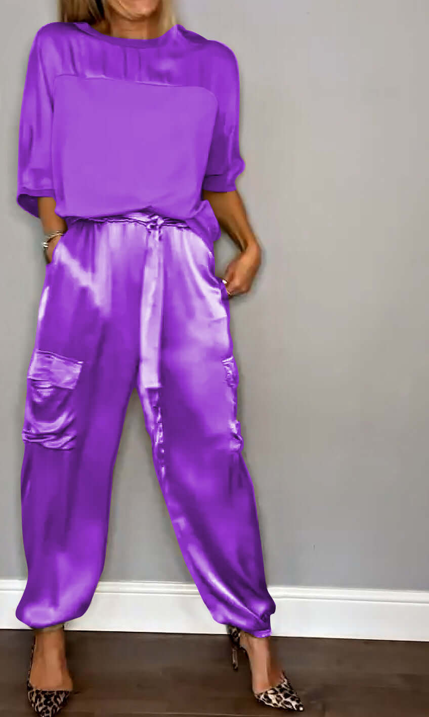Women's Two-Piece Loungewear Set: Soft & Stylish