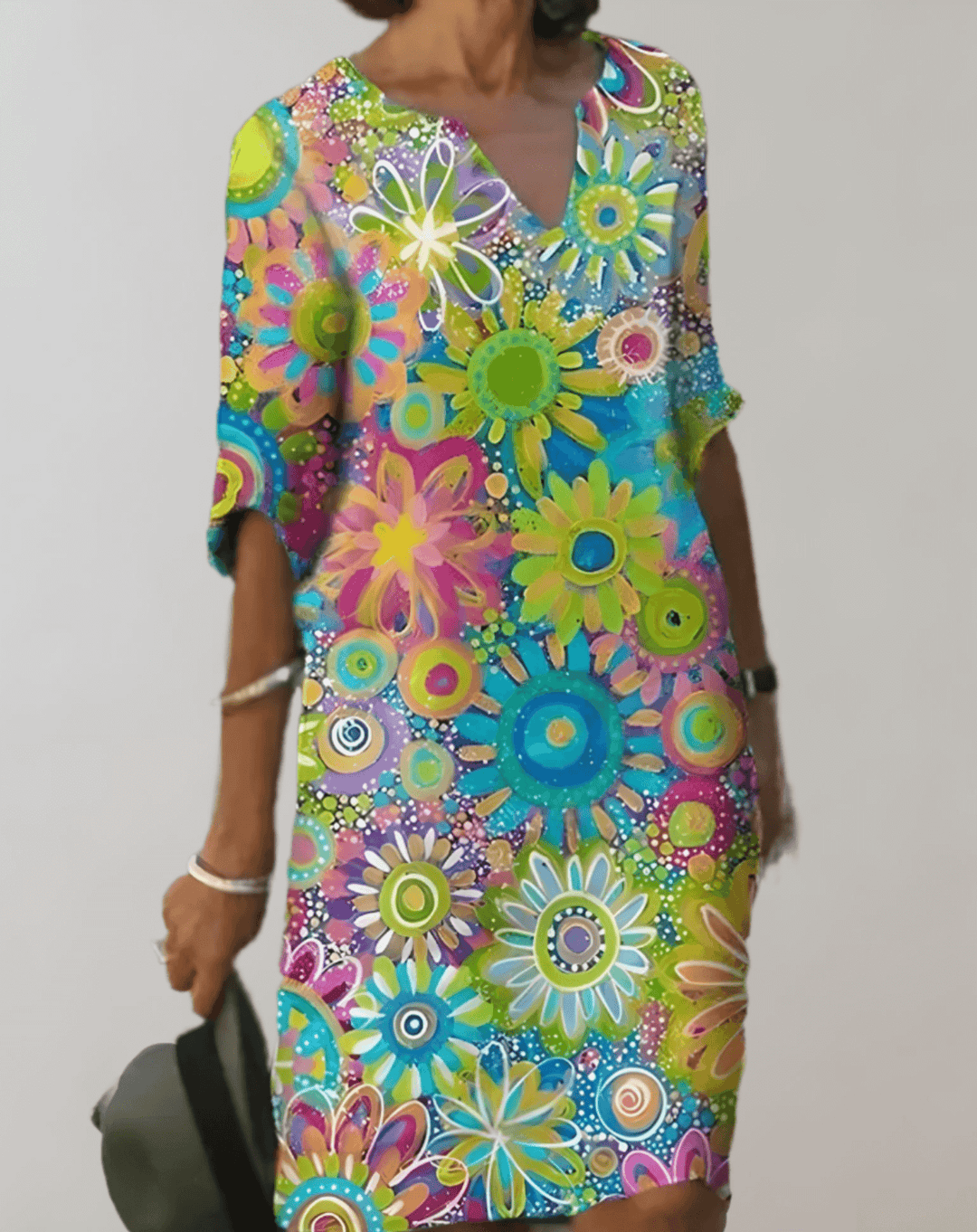 Women's Summer Floral Dress: Lightweight & Breathable
