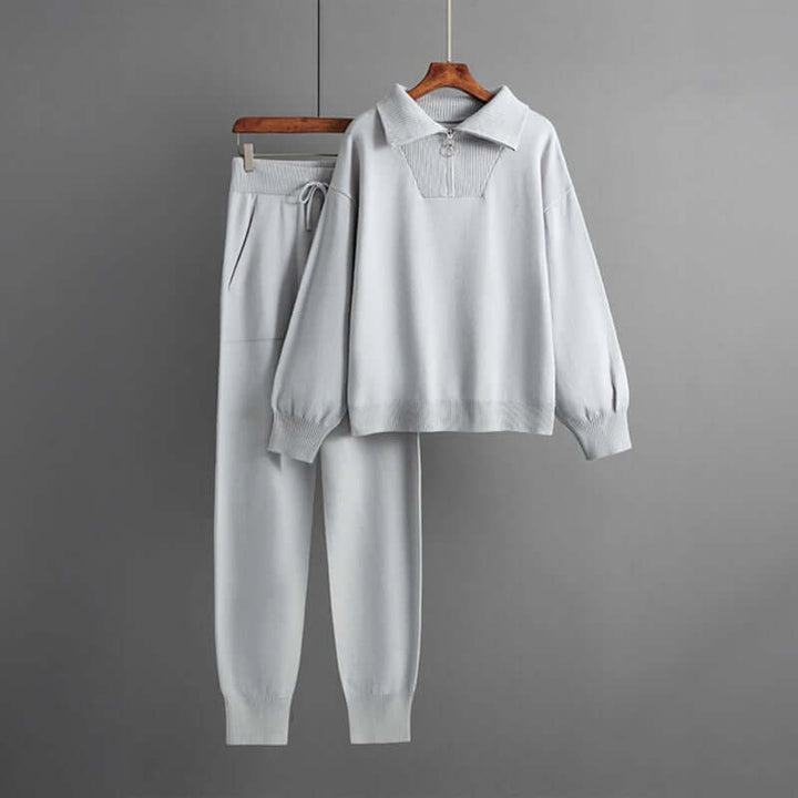 Women's Cozy Knitted Two-Piece Set