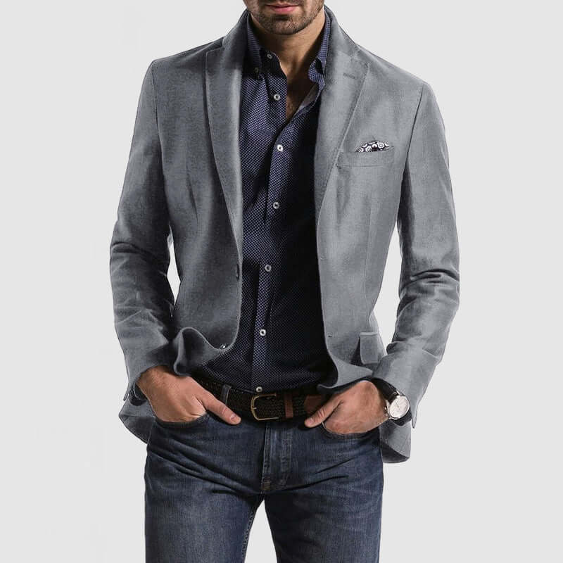 Men's Long Sleeve Formal Suit: Sophisticated Style