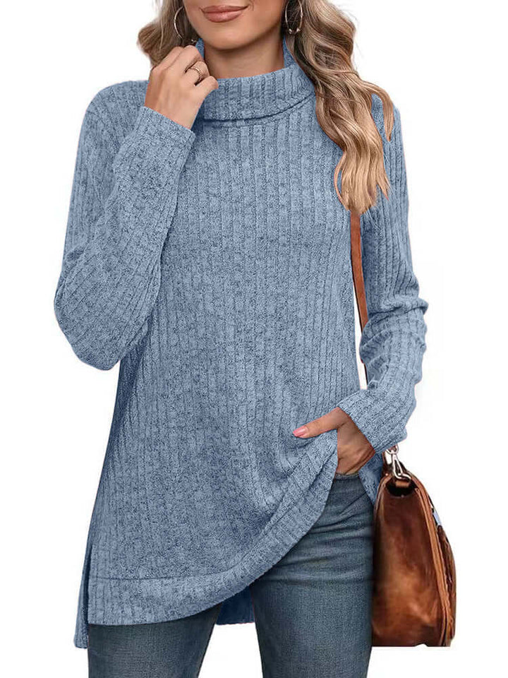 Women's Long Sleeve Relaxed Fit Sweatshirt Top