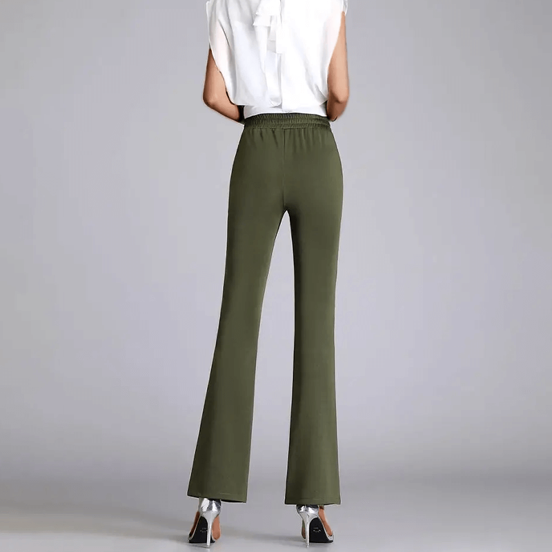 Women's High-Waisted Wide Leg Trousers