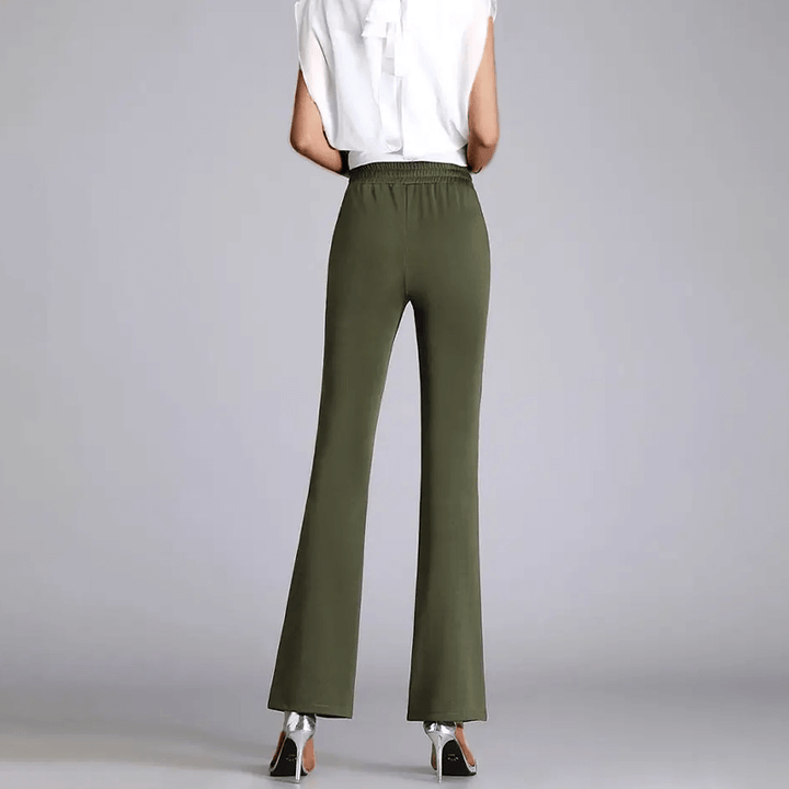 Women's High-Waisted Wide Leg Trousers