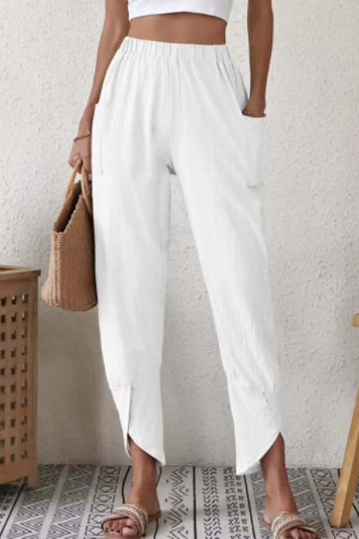 Women's High-Waisted Loose Fit Casual Pants