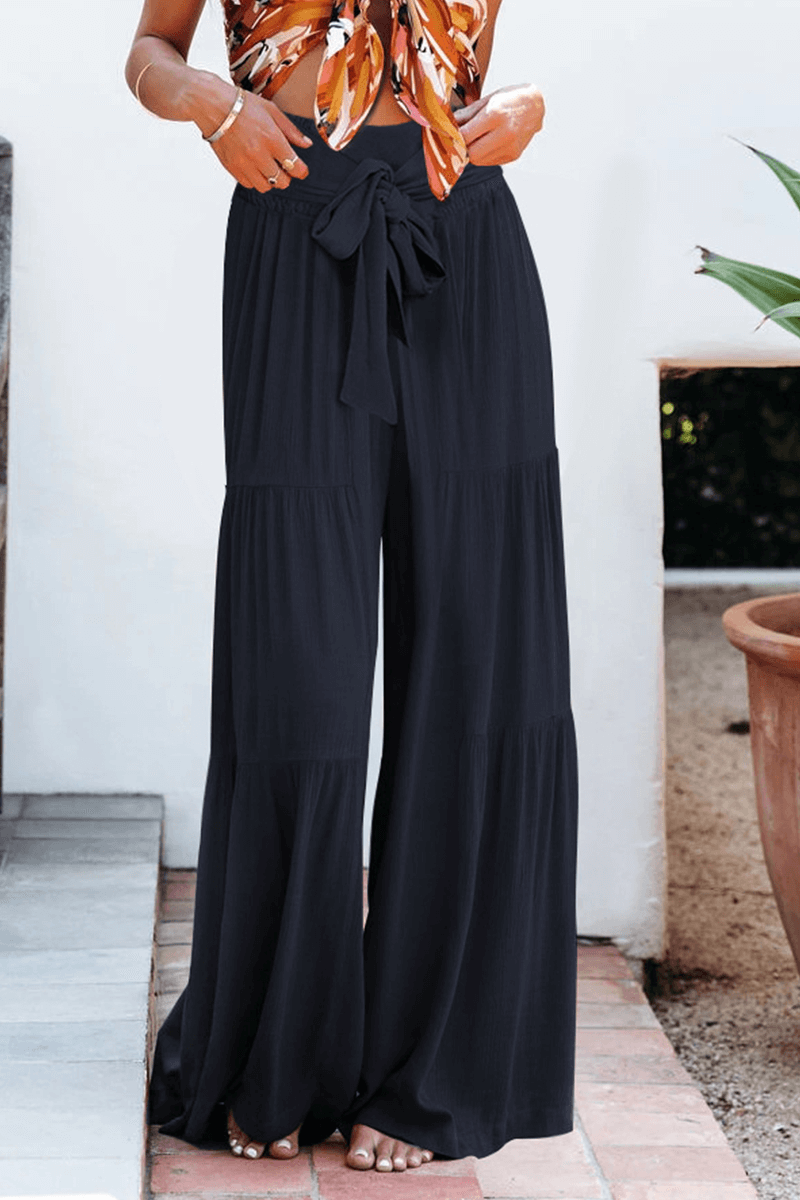 Women's High Waist Wide Leg Pants: Loose Fit, Comfortable Trousers