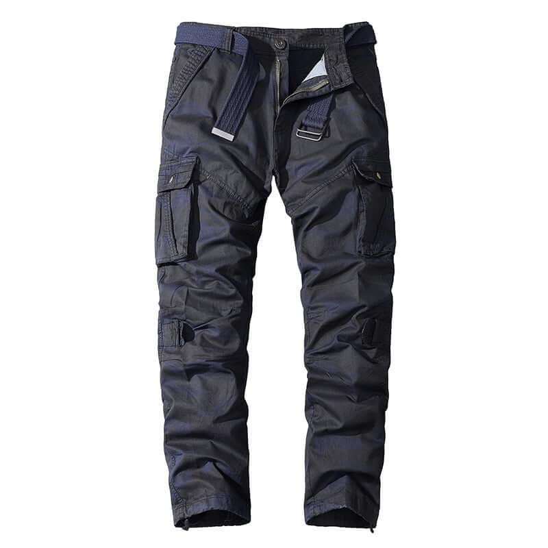 Men's Relaxed Fit Multi-Pocket Cargo Trousers