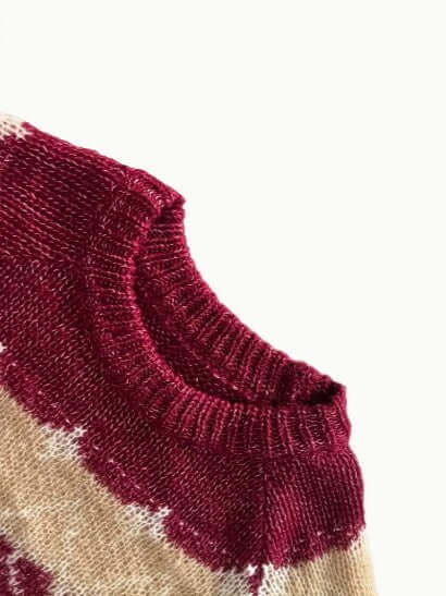 Women's Elegant Round Neck Knit Sweater