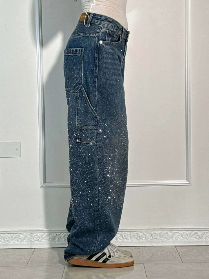 Women's Shiny Balloon Jeans