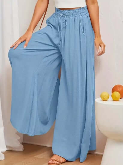 Women's Loose-Fit Drawstring Trousers: Summer Comfort