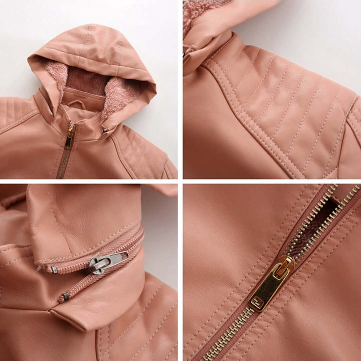 Women's Detachable Hood Jacket: Stylish & Versatile Outerwear