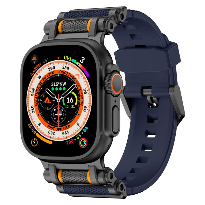 Rotation Axis Silicone Wristband for Apple Watch