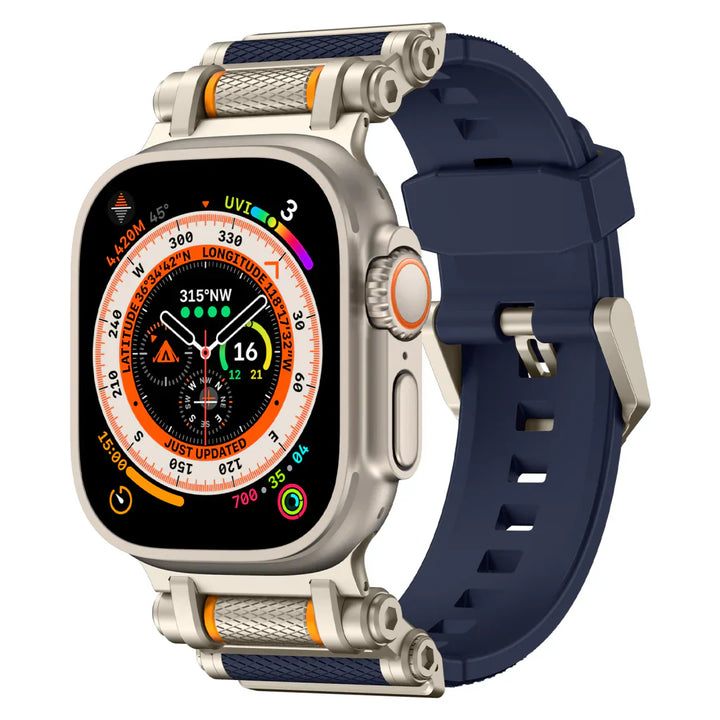 Rotation Axis Silicone Wristband for Apple Watch