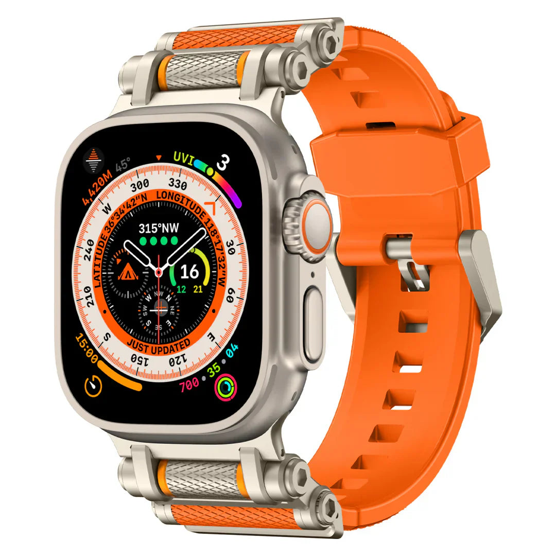 Rotation Axis Silicone Wristband for Apple Watch