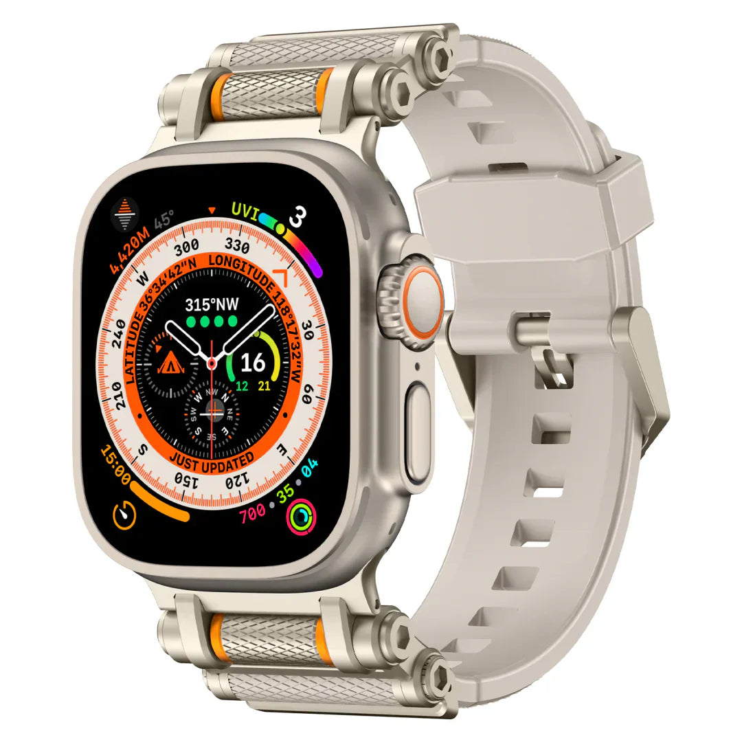 Rotation Axis Silicone Wristband for Apple Watch