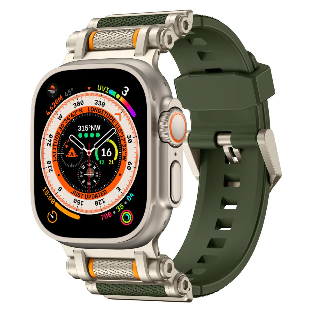 Rotation Axis Silicone Wristband for Apple Watch