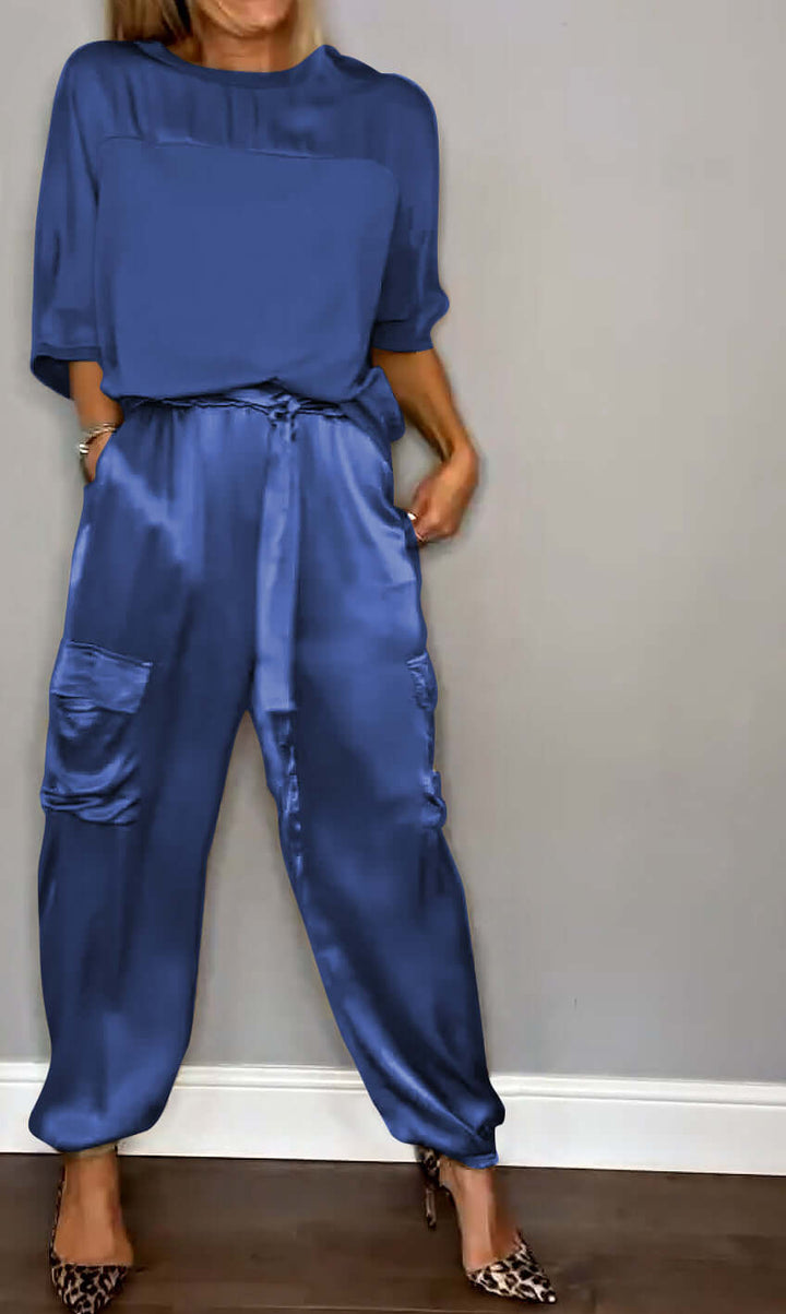 Women's Two-Piece Loungewear Set: Soft & Stylish