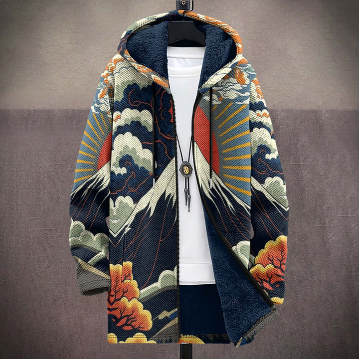 Luxurious art -inspired cardigan