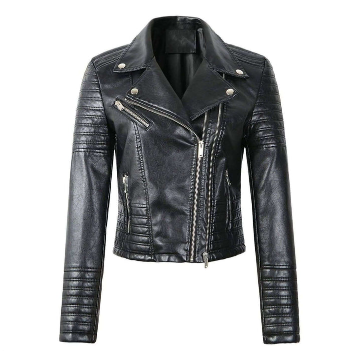 Women's Asymmetrical Zip Biker Jacket