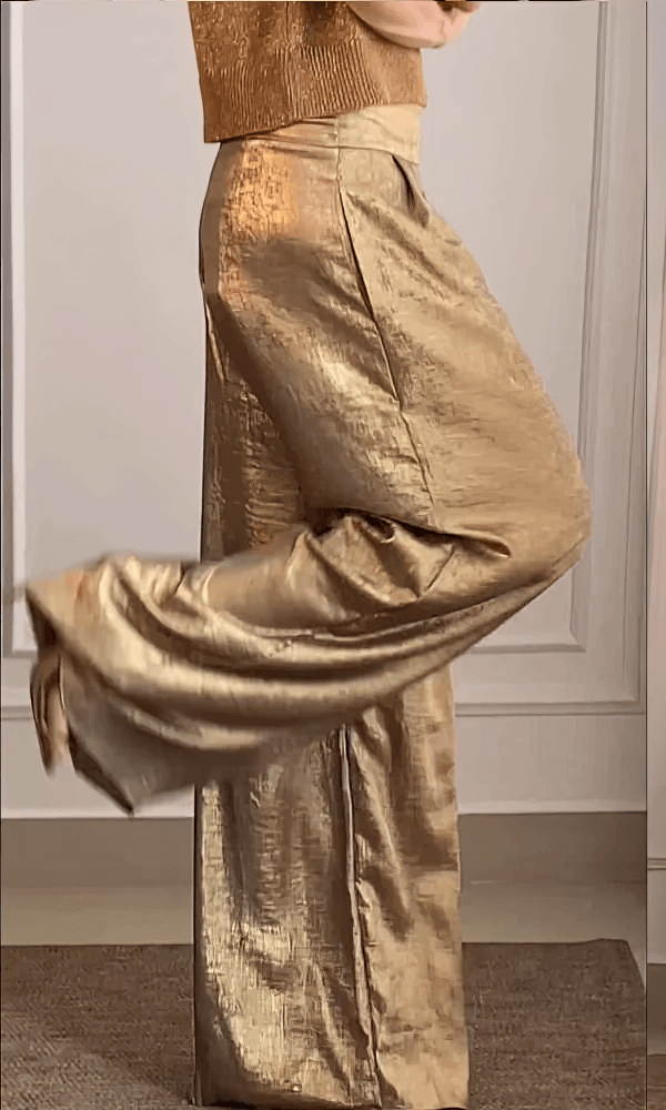Elegant Women's Two-Piece Outfit: Stylish Top & Pants Set