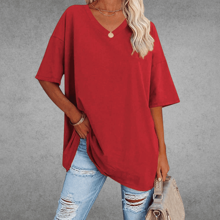 Women's V-Neck Short Sleeve T-Shirt