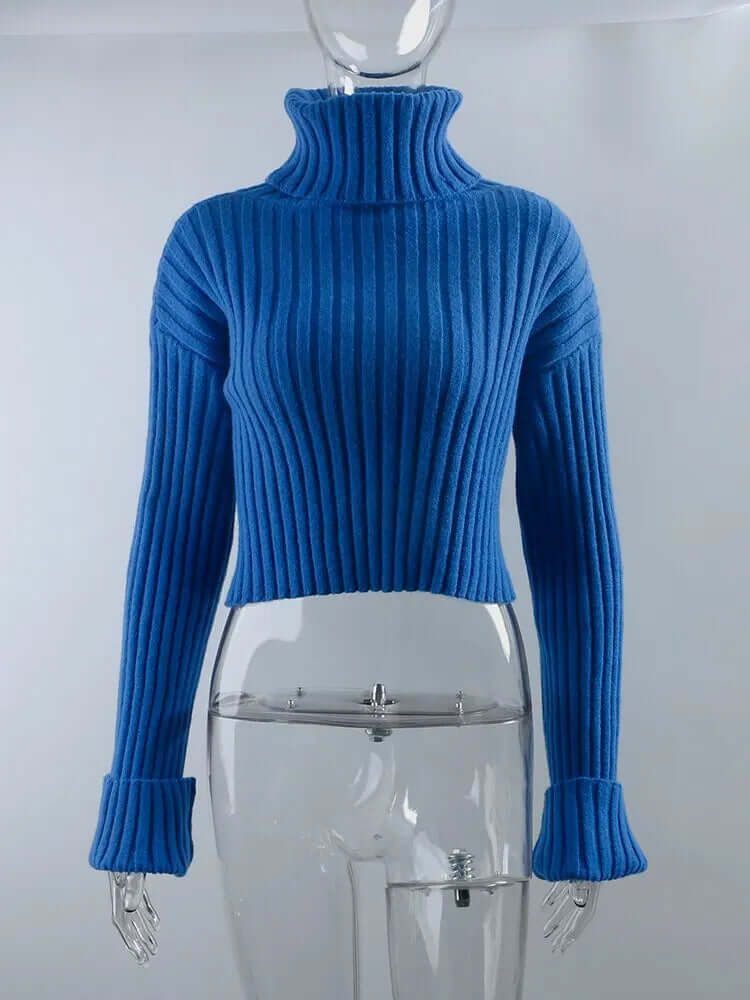 Women's Long Sleeve Pullover Sweater - Winter Warmth & Style