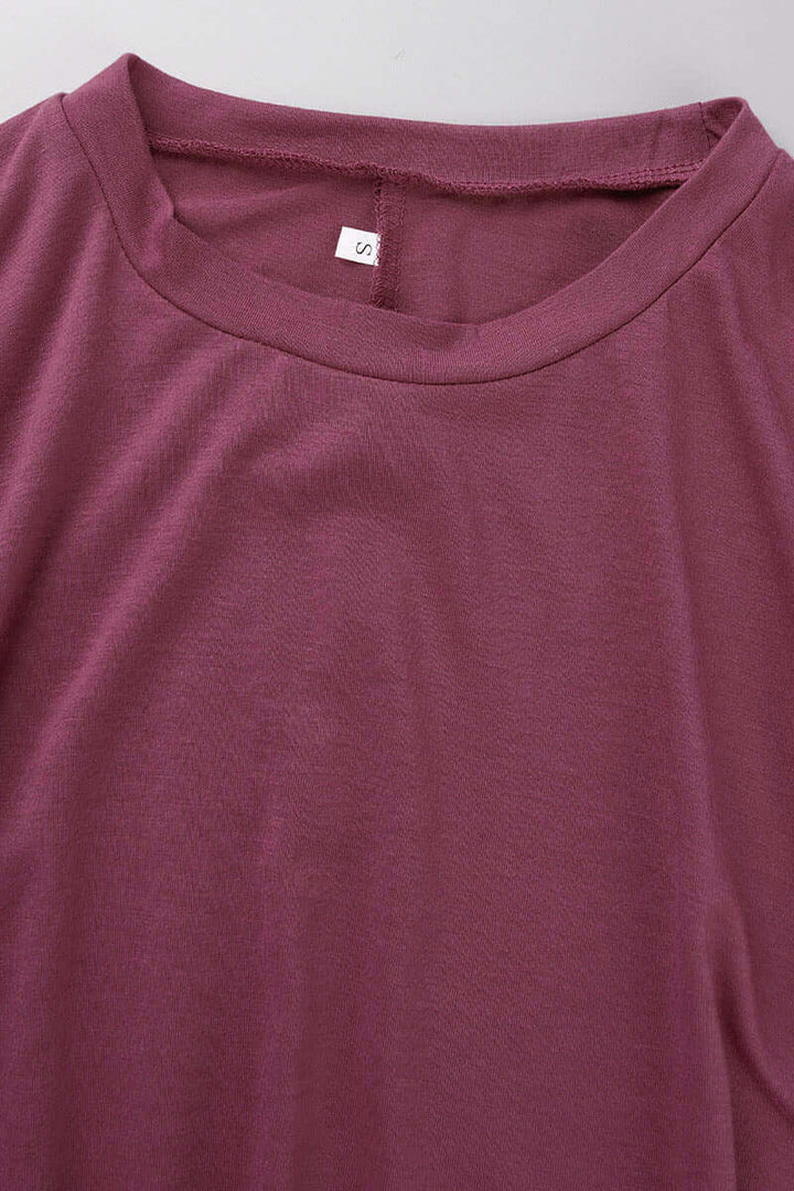 Women's Long Sleeve Crew Neck T-Shirt: Soft, Comfortable & Versatile Top