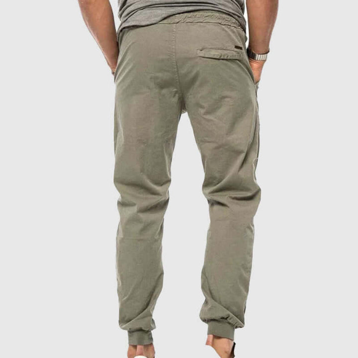 Men's Tapered Joggers: Elastic Waist & Cuffs