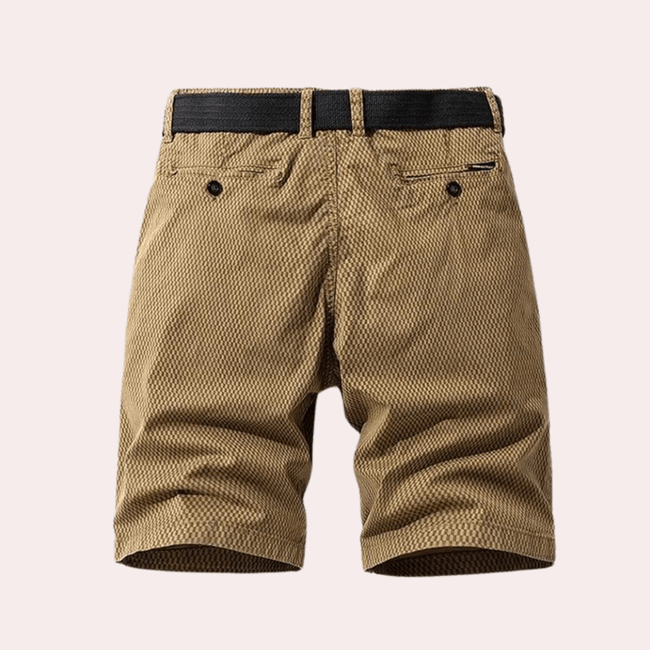 Men's Lightweight Breathable Outdoor Shorts with Adjustable Belt