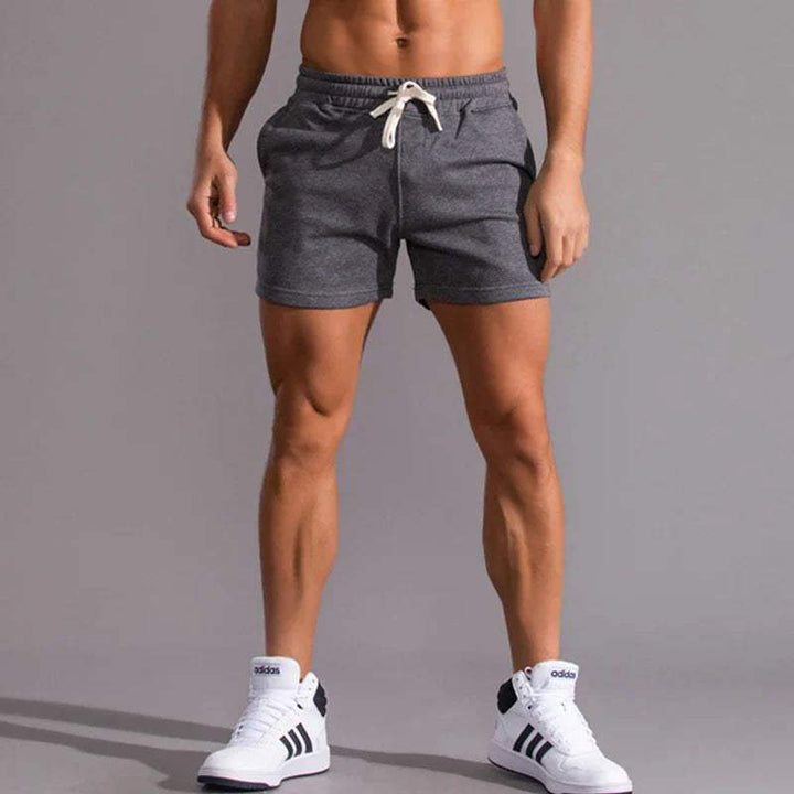 Men's Breathable Cotton Shorts: Elastic Waist, Adjustable Fit