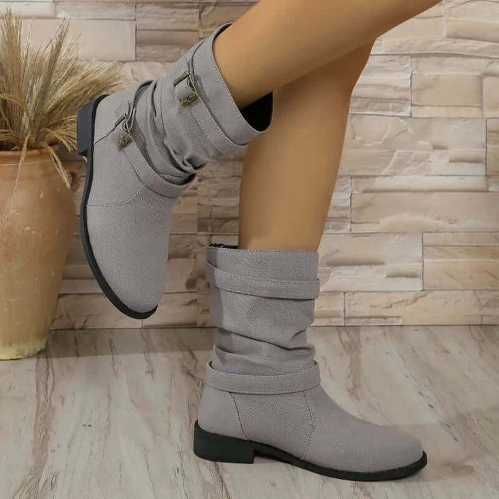 Women's Stylish Midi Ankle Boots