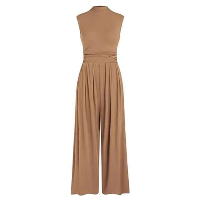 Elegant Women's Wide-Leg Formal Jumpsuit