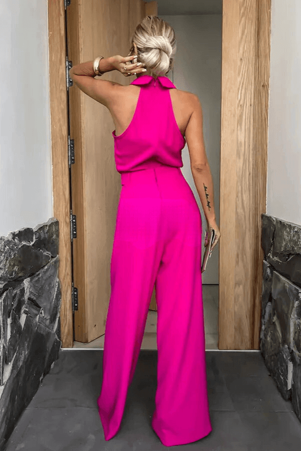 Elegant Women's Two-Piece Jumpsuit: Stylish & Comfortable