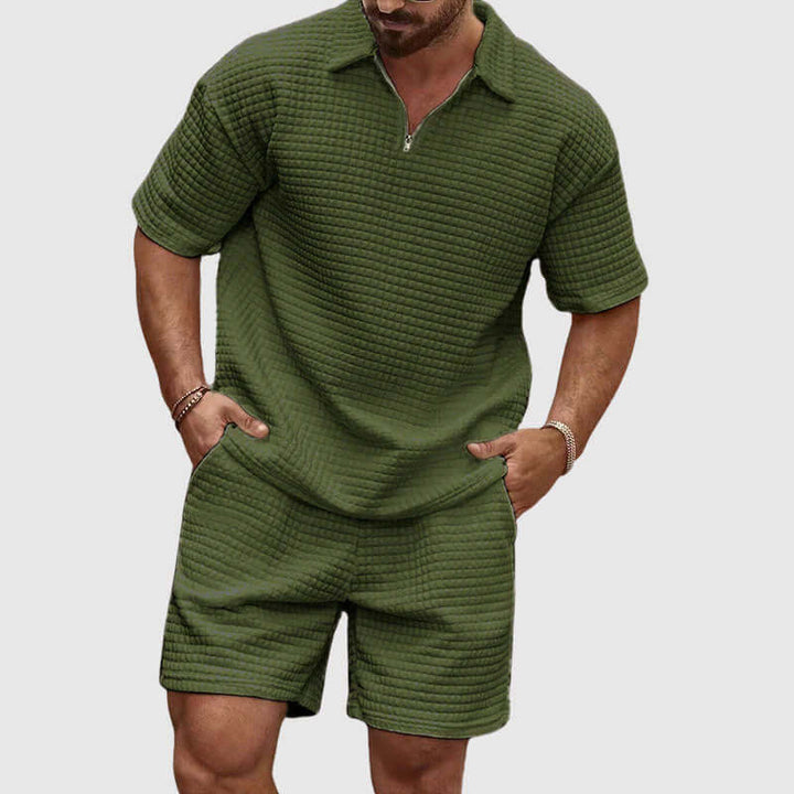 Men's Moisture-Wicking Active Set: Gym & Running Outfit