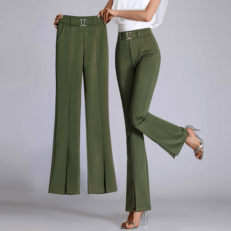 Women's High-Waisted Wide Leg Trousers