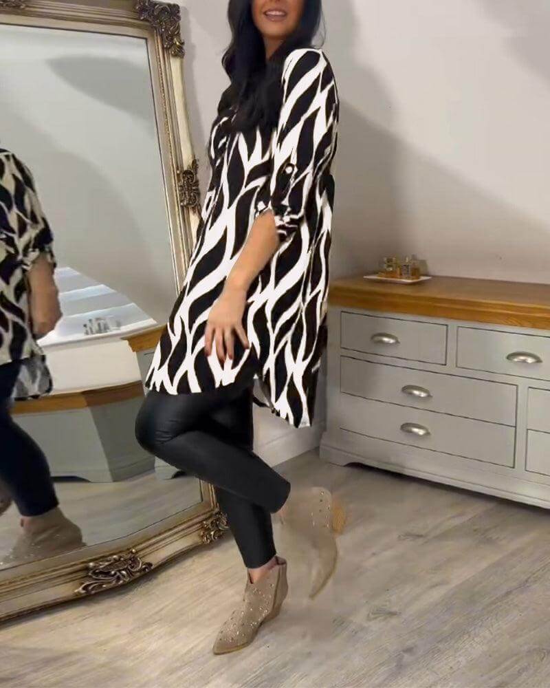Women's Casual Long Sleeve Blouse - Lightweight & Comfortable Top