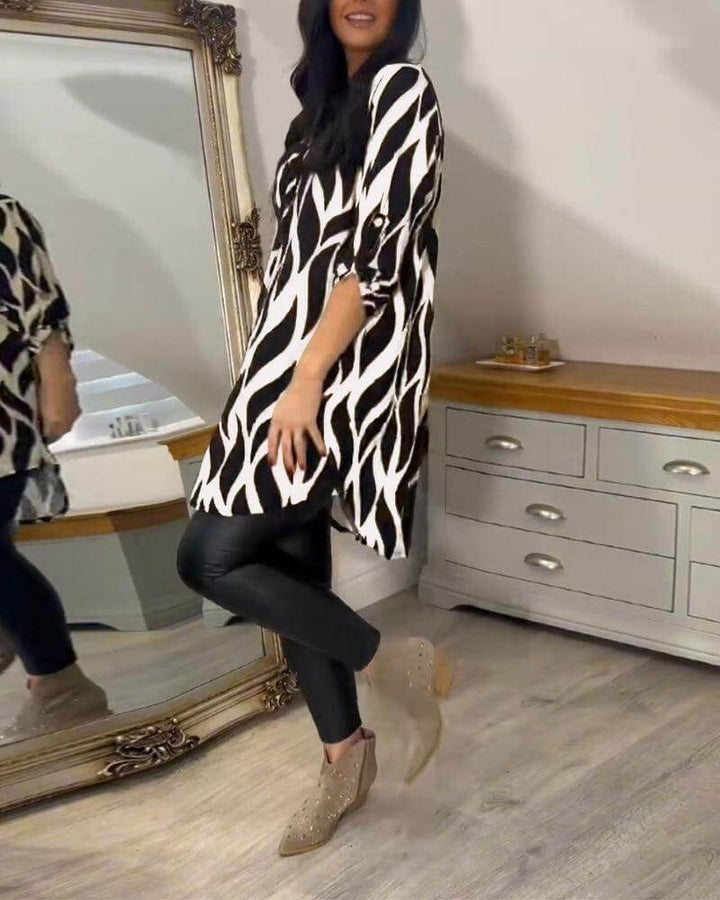 Women's Casual Long Sleeve Blouse - Lightweight & Comfortable Top