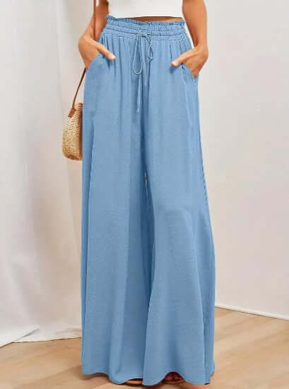 Women's Loose-Fit Drawstring Trousers: Summer Comfort