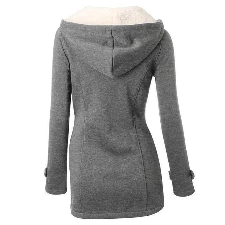 Women's Cozy Hooded Fleece Jacket: Warm, Stylish & Comfortable
