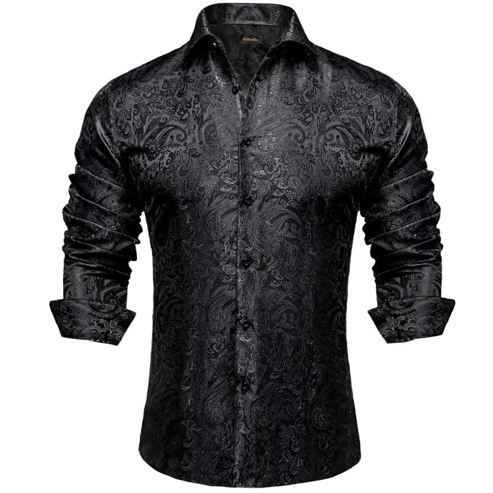 Men's Relaxed-Fit Stand Collar Shirt