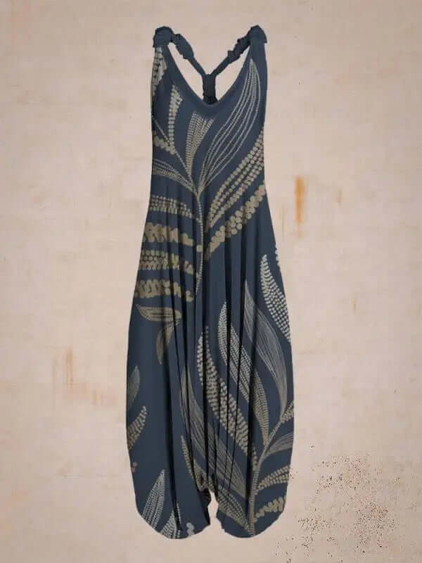 Women's Bohemian Halter Neck Jumpsuit