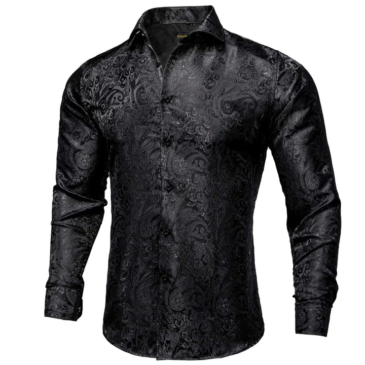 Men's Relaxed-Fit Stand Collar Shirt