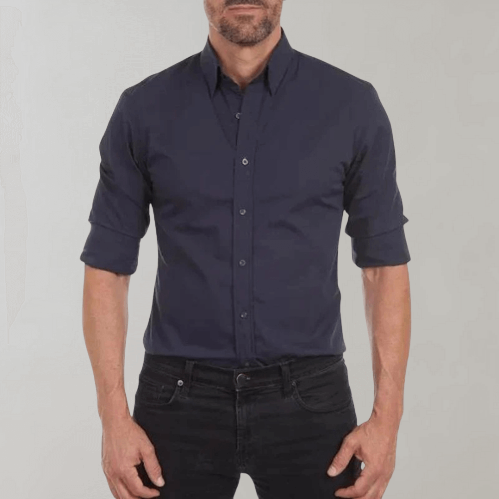 Men's Wrinkle-Free Dress Shirt: Everyday Comfort & Style