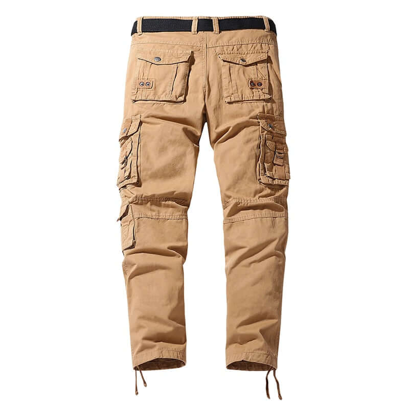 Men's Relaxed-Fit Cargo Trousers with Multiple Pockets