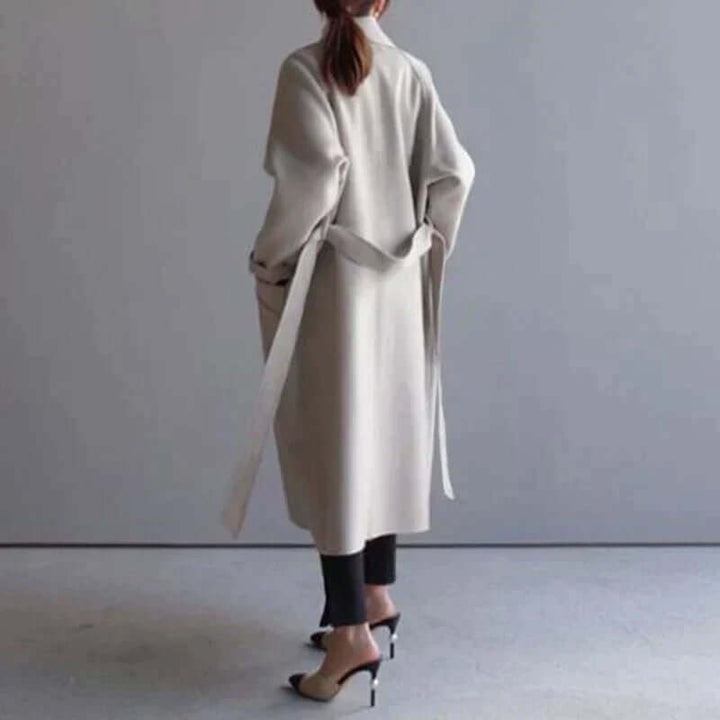 Women's Oversized Winter Coat with Belt
